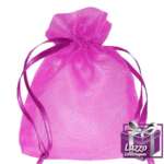 saquinho de organza lazzo embalagens rosa pink saco de organza cristal
