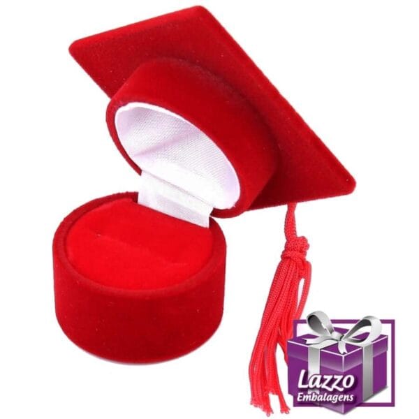 chapeu de formatura 10502 vermelho-007