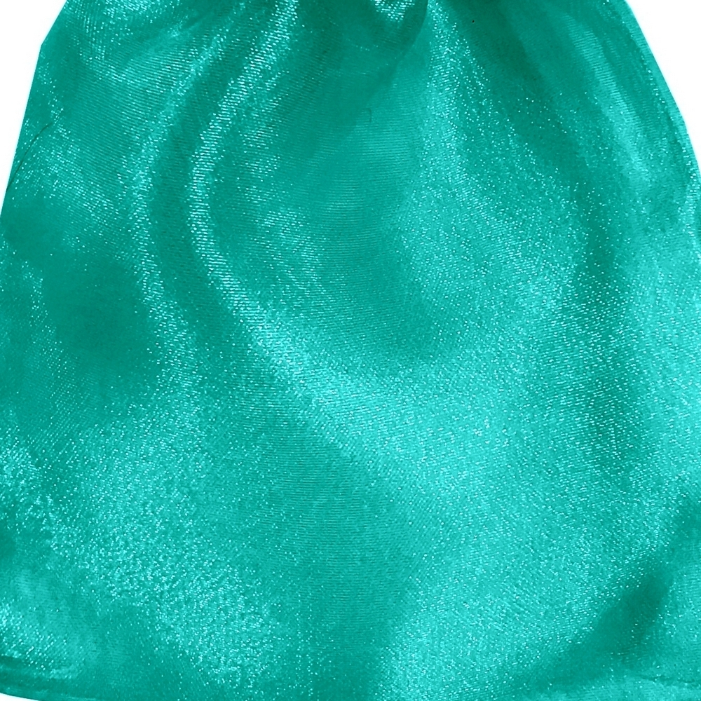 10 Sacos de Organza 20x25cm Verde Esmeralda Lazzo Embalagens para Joias