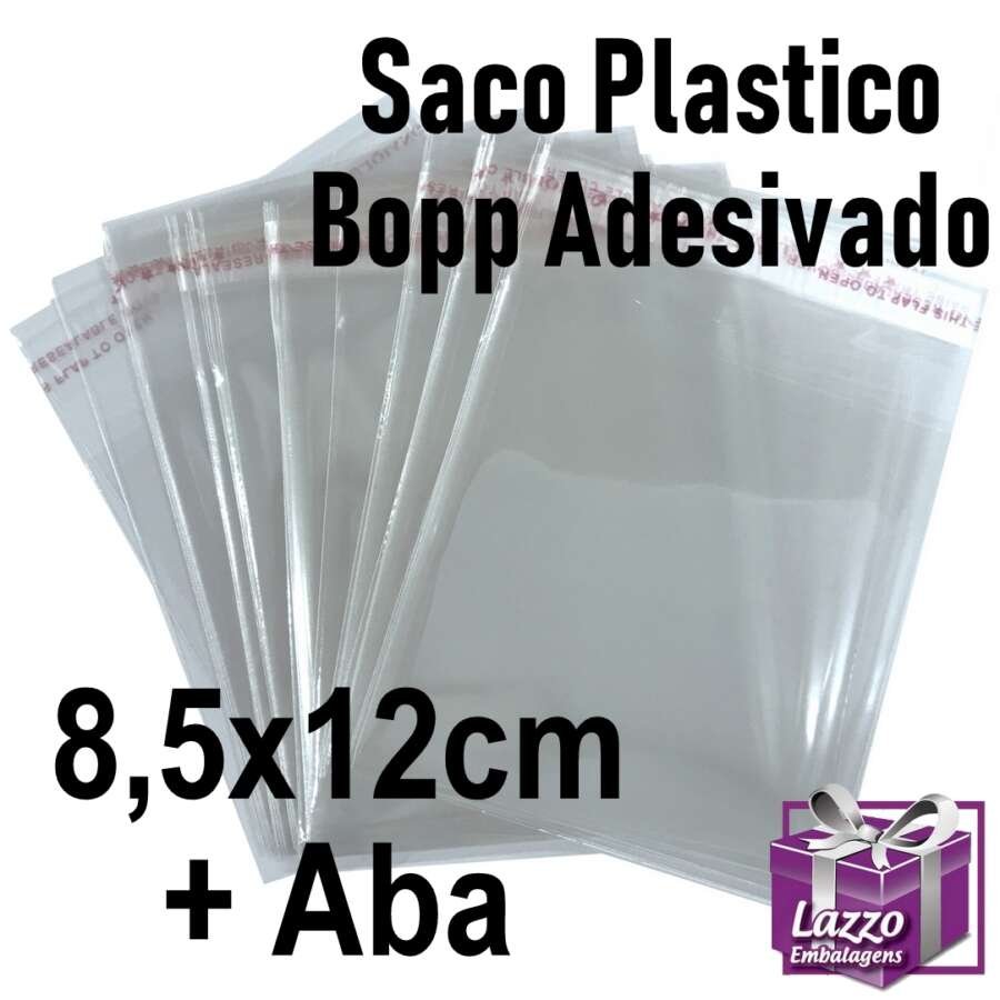 saco plastico transparente bopp saquinho colante adesivado lazzo embalagens 004