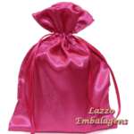 saco de cetim pink fabrica Lazzo Embalagens