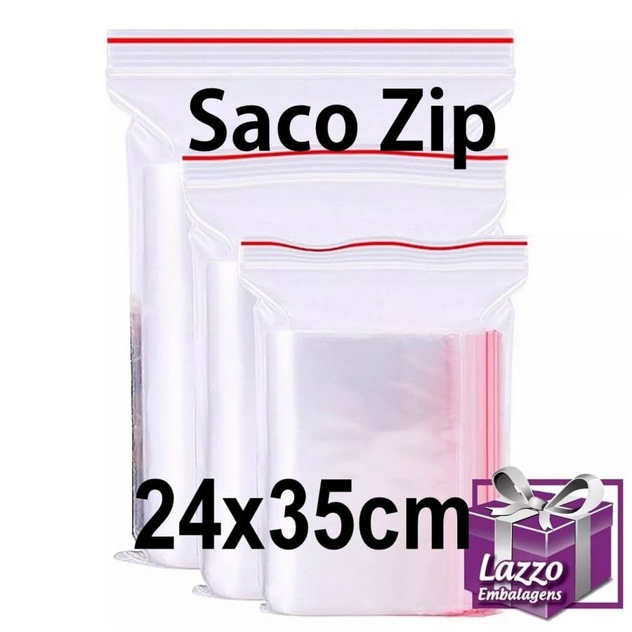 Saco Zip 24X36Cm