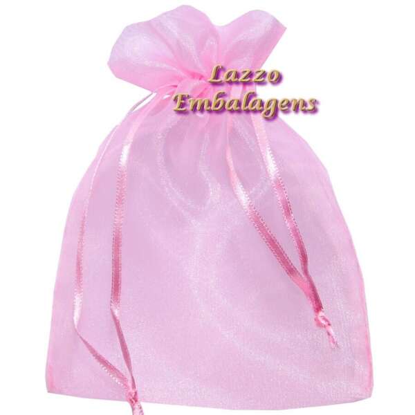 saquinho de organza rosa claro saco de rganza rosa bebe organza cristal-004