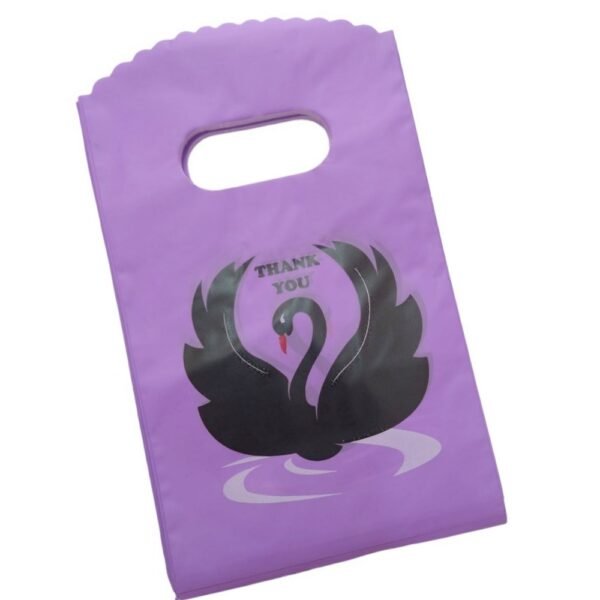 100 Sacolinha Plastica 08x13cm Cisne .41