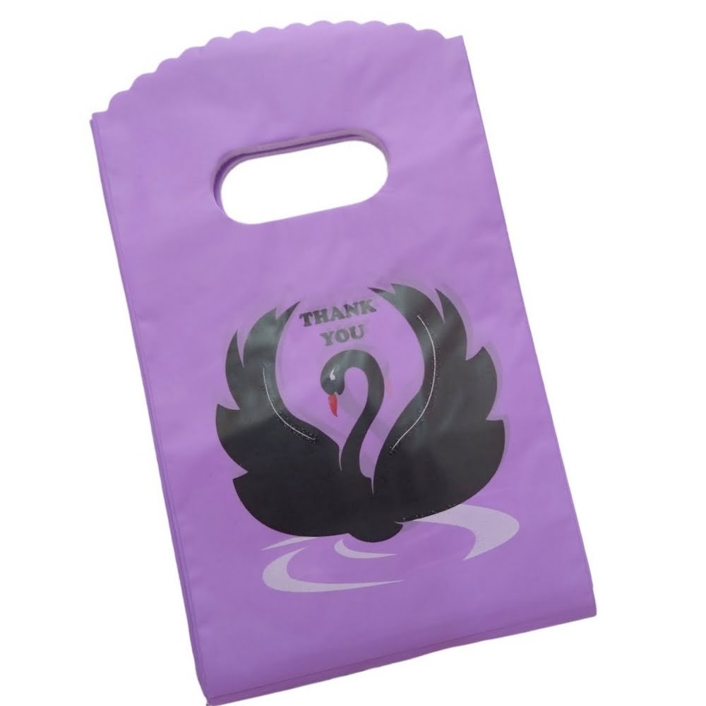 100 Sacolinha Plastica 08X13Cm Cisne .41