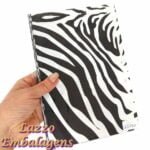 Sacos Para Presente 15X20Cm Branco E Preto Zebra Atacado Lazzo Embalagens