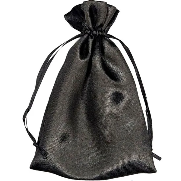 10 Sacos de Cetim Preto 10x15cm para Joias.24