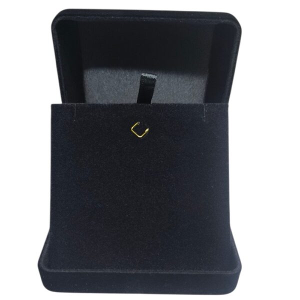 Estojo de Veludo Preto 8x8cm Universal/Conjunto