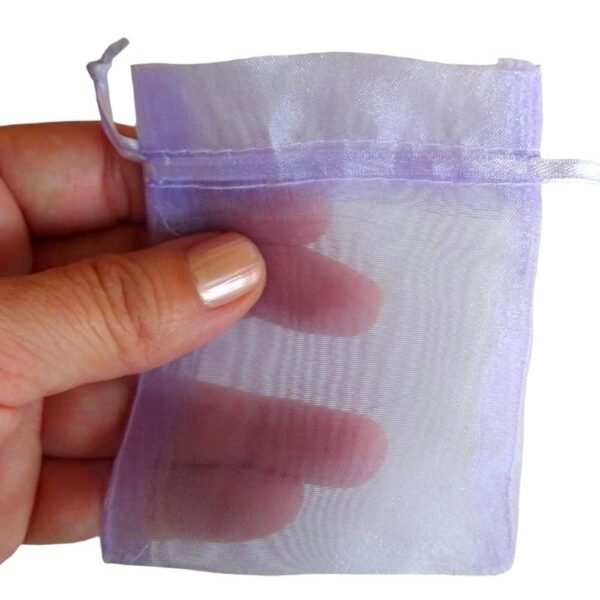 10 Sacos de Organza 6x8cm Lilas Lazzo Atacado de embalagens para Joias.28