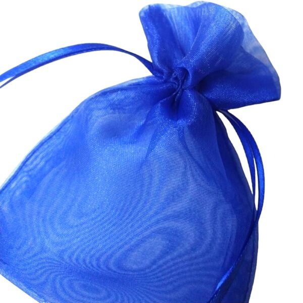 Sacos de Organza 8X10cm Azul Royal.10