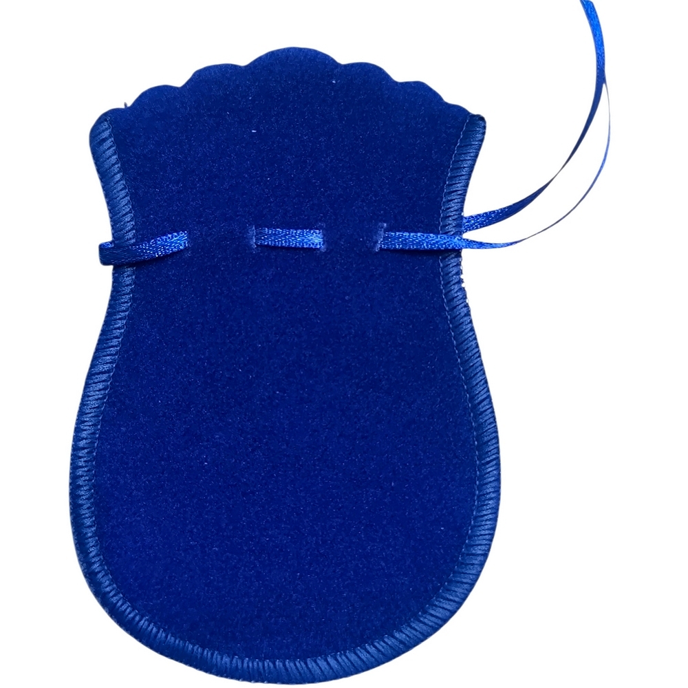 100 Sacos de Veludo Medio Azul Royal lAZZO eMBALAGENS PARA jOIAS (11) 98201-8766-002