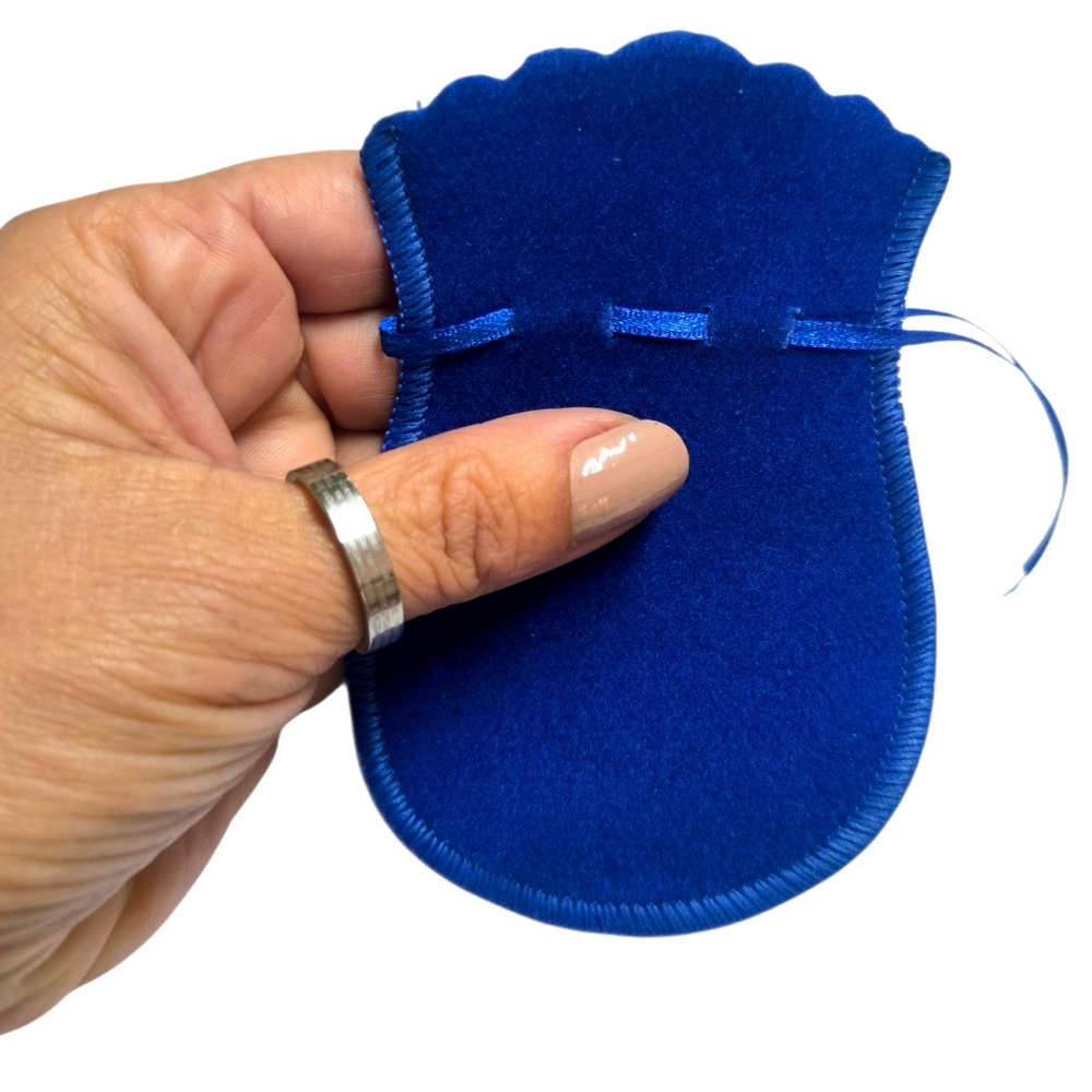 100 Sacos de Veludo Medio Azul Royal lAZZO eMBALAGENS PARA jOIAS (11) 98201-8766-003