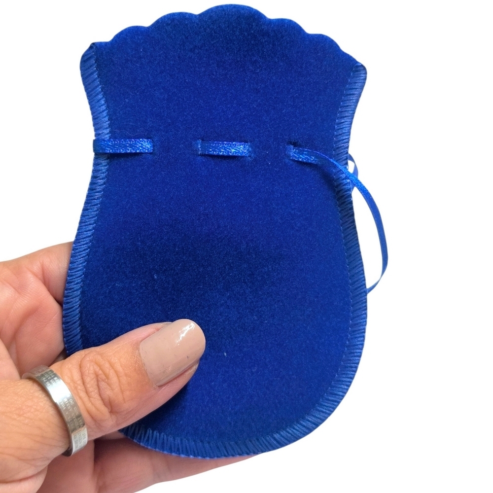 100 Sacos de Veludo Medio Azul Royal lAZZO eMBALAGENS PARA jOIAS (11) 98201-8766-006