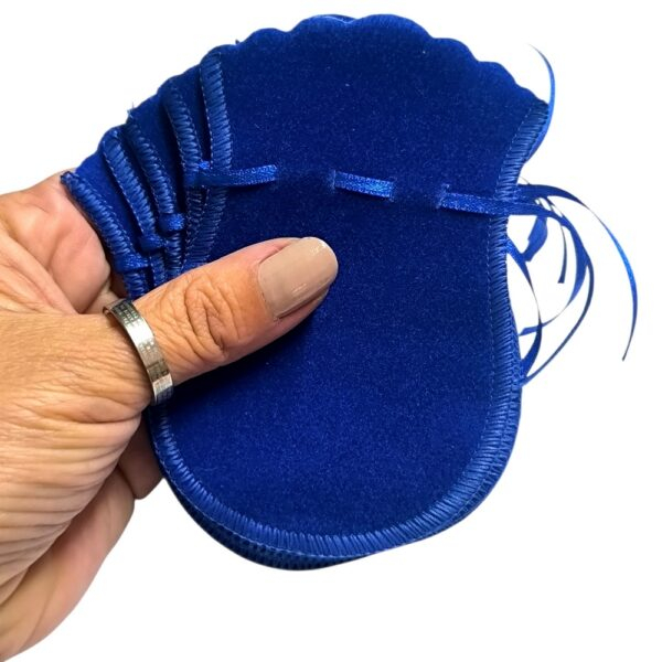 100 Sacos de Veludo Medio Azul Royal lAZZO eMBALAGENS PARA jOIAS (11) 98201-8766