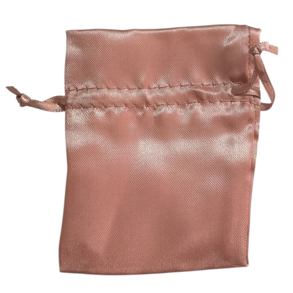 100 Sacos de Cetim 06X08cm Rose Gold-003