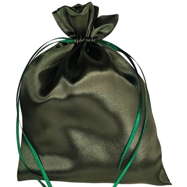 100 Sacos de Cetim Verde Musgo 06X08cm.29