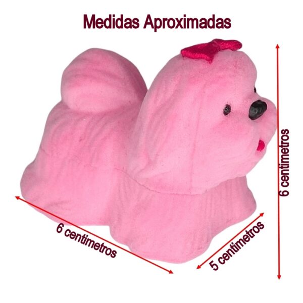 Estojo Cachorrinho Lhasa Rosa.35 (1)