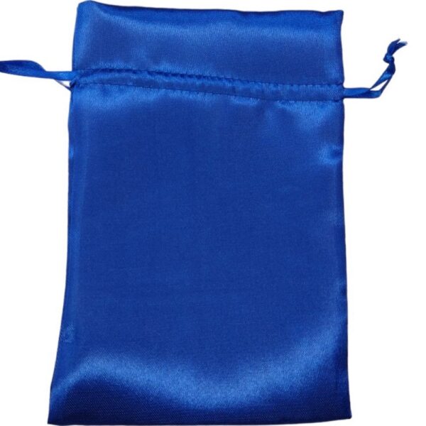 10 Sacos em Cetim Azul Royal 20x35cm para Chinelos