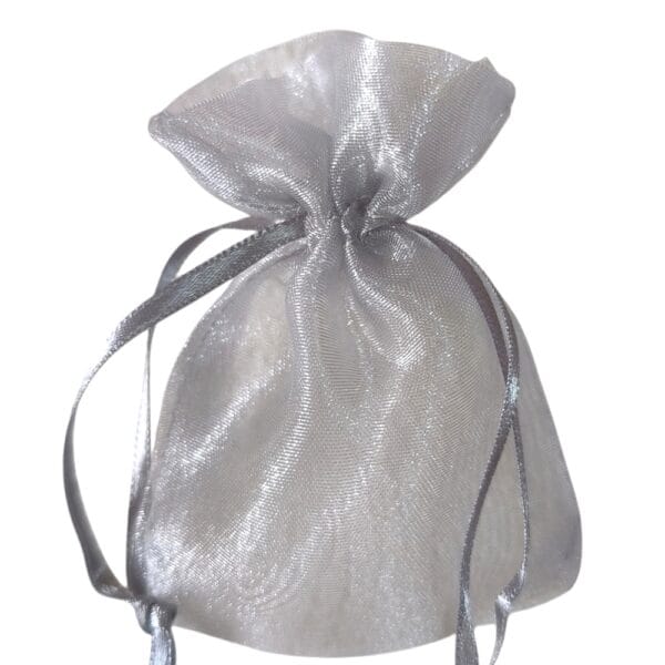 10 Sacos em Organza 30x40cm Prata