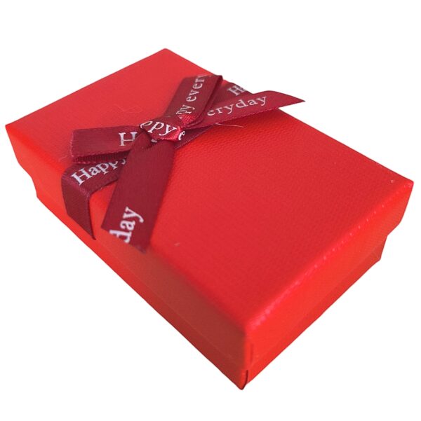 06 Caixas para Conjunto 5x8cm Vermelha 10010-4A