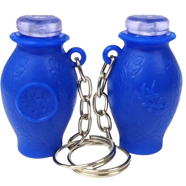 50 Chaveiros Botija Azul Para Azeite.33