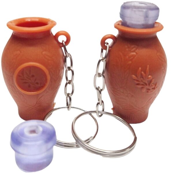 50 Chaveiros Botija Marrom Para Azeite.24