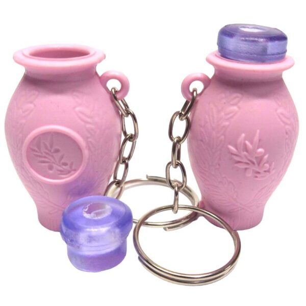 50 Chaveiros Botija Rosa Para Azeite.19