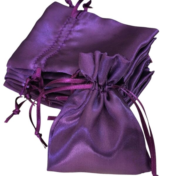 10 Sacos em Cetim 20X30cm Roxo 