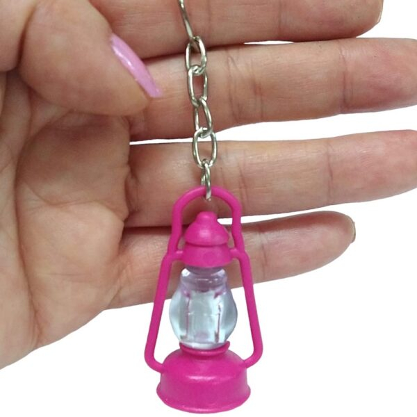 50 Chaveiros Lamparina Pink para Azeite